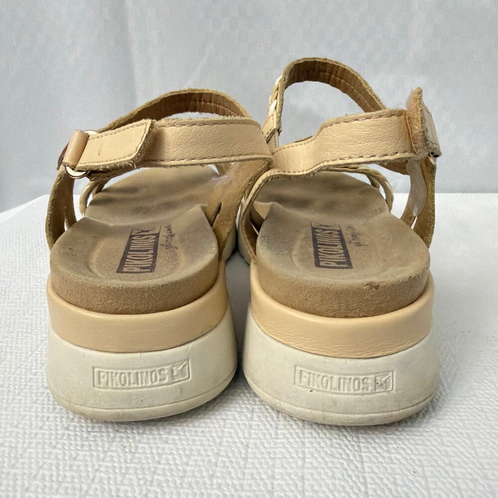 Pikolinos Palma Sandals Womens 7 Braided Strappy Platform Ankle Strap Comfort - Picture 7 of 13